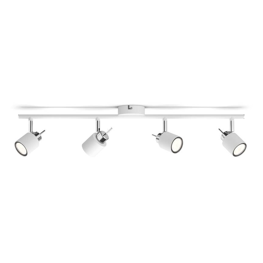 Philips - Bodové svítidlo 4xGU10/35W/230V bílá