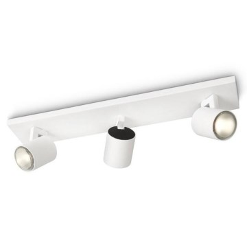 Philips - Bodové svítidlo MYLIVING RUNNER 3xGU10/20W/230V