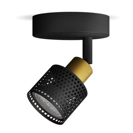 Philips - Bodové svítidlo NIALL 1xGU10/5W/230V černá/mosaz