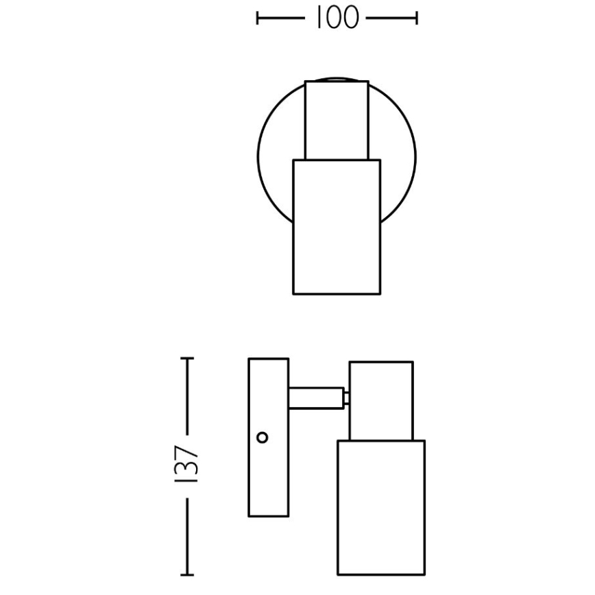 Philips - Bodové svítidlo PALMS 1xE14/25W/230V