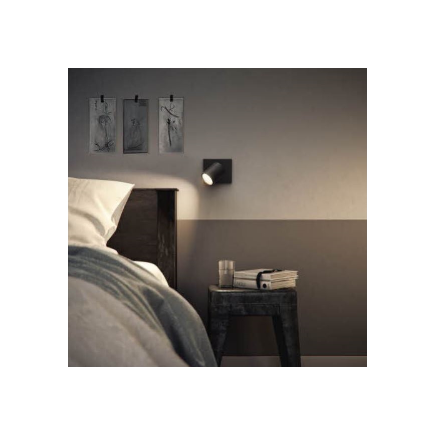 Philips - Bodové svítidlo RUNNER 1xGU10/20W/230V černá