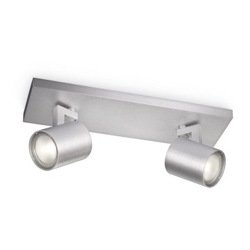 Philips - Bodové svítidlo RUNNER 2xGU10/20W/230V