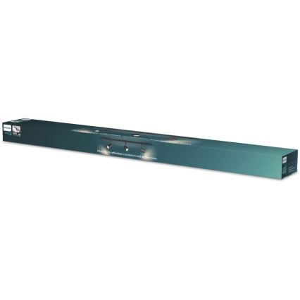 Philips - Bodové svítidlo v lištovém systému EASYLINK 3xGU10/7W/230V 1m černá