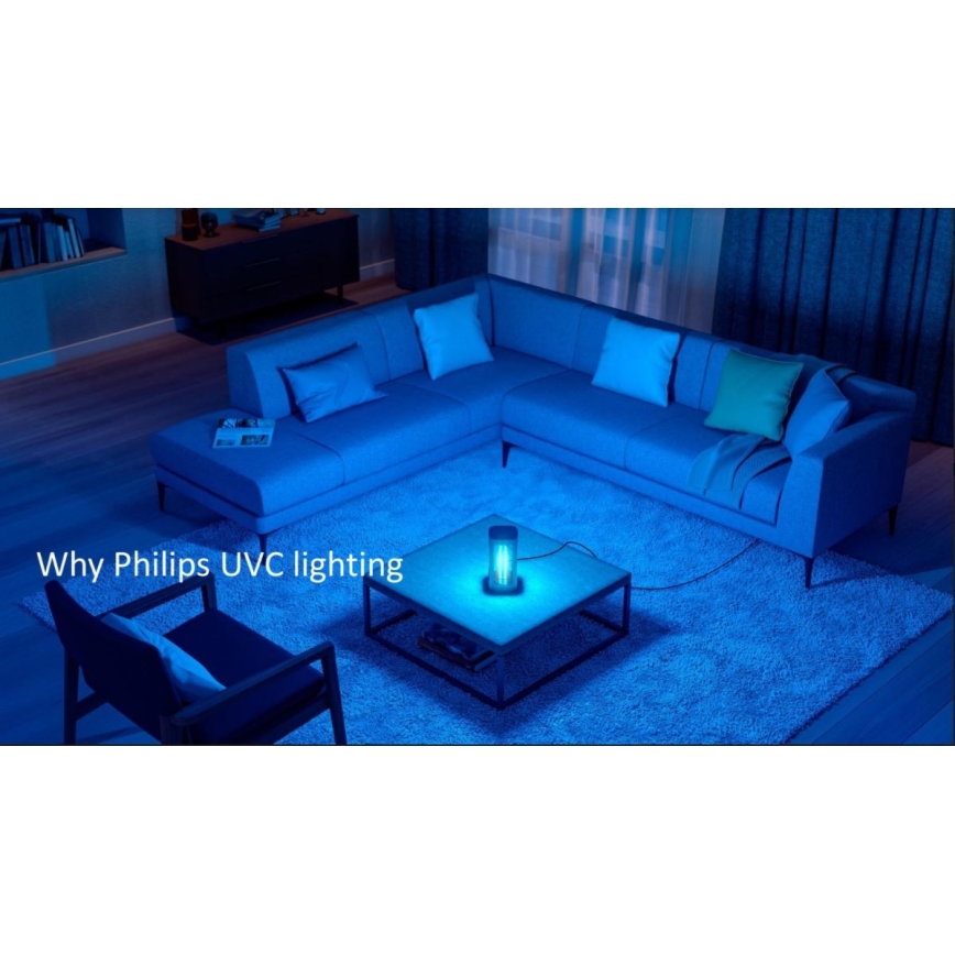 Philips - Dezinfekční germicidní lampa se senzorem UV-C/24W/230V