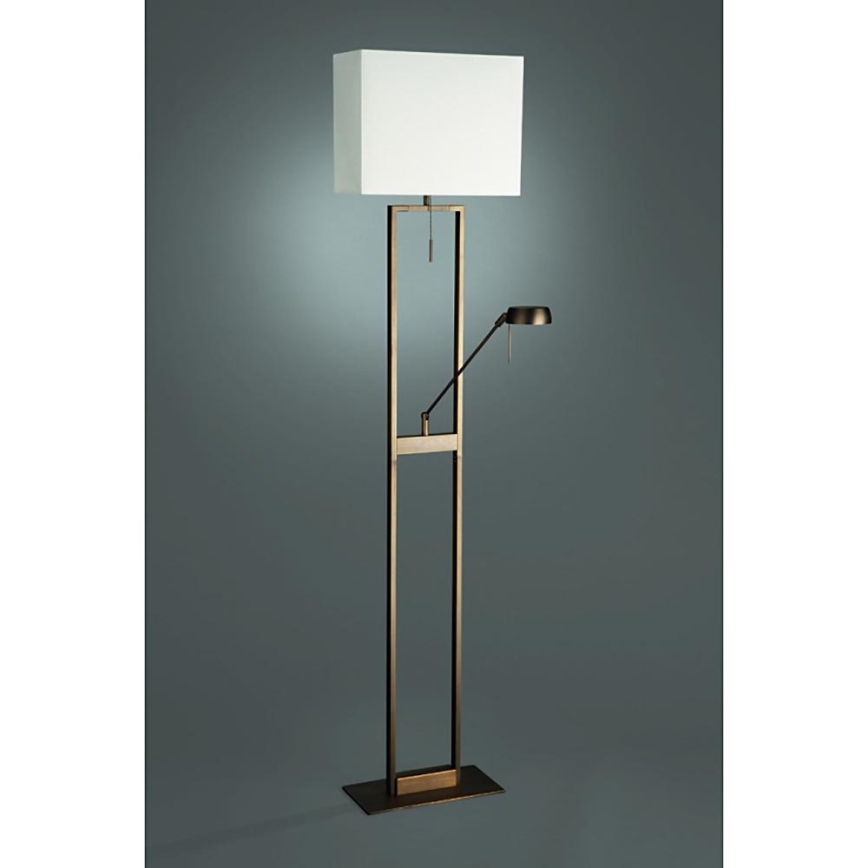 Philips Eseo 42227/06/13 - Lorca Podlahová lampa 1xE27/23W,1xGX53/9