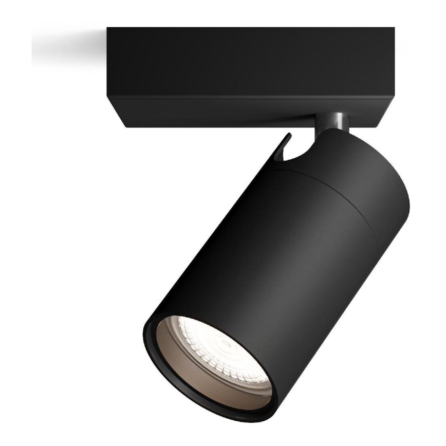 Philips - Koupelnové bodové svítidlo IDRIS 1xGU10/5W/230V IP44 černá