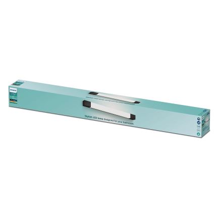 Philips - Koupelnové osvětlení zrcadla ROVER LED/10W/230V IP44 černá