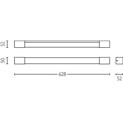 Philips - Koupelnové osvětlení zrcadla ROVER LED/10W/230V IP44 černá