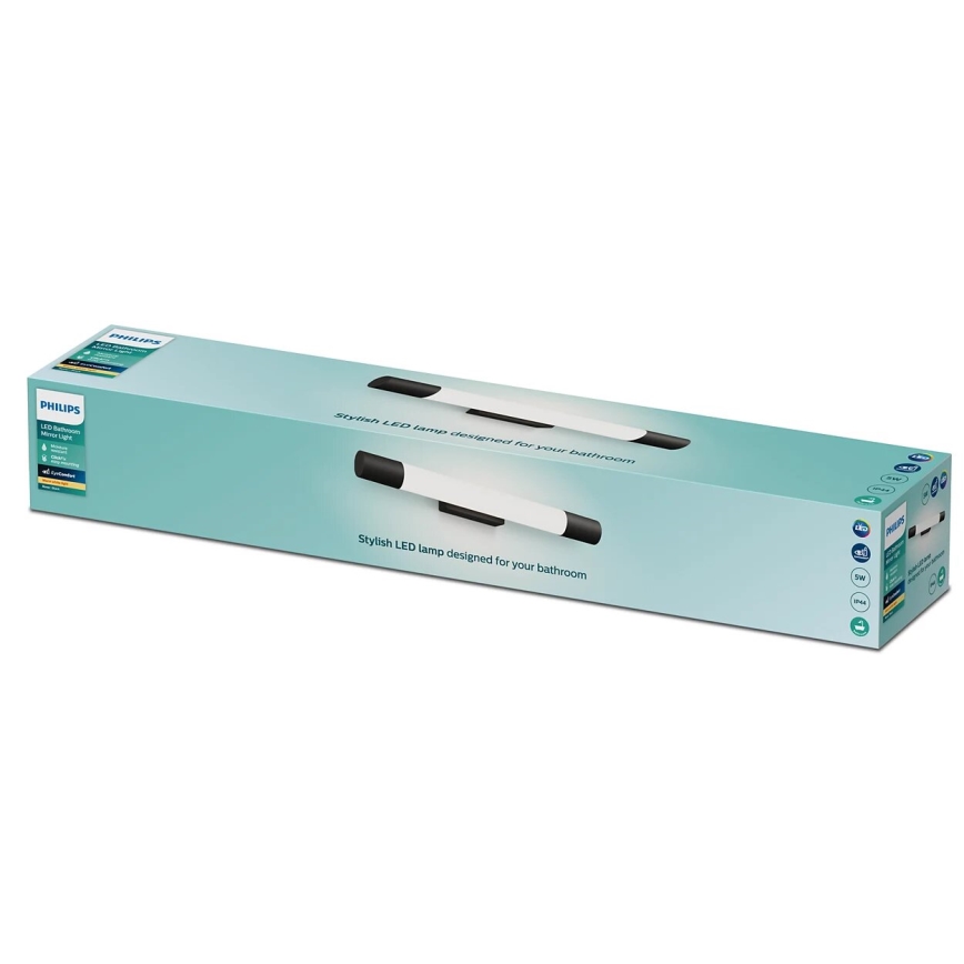 Philips - Koupelnové osvětlení zrcadla ROVER LED/5W/230V IP44 černá