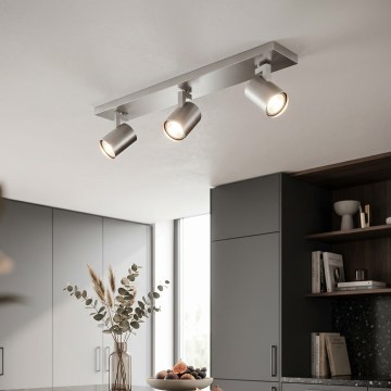 Philips - LED Bodové svítidlo matný chrom 3xGU10/20W/230V