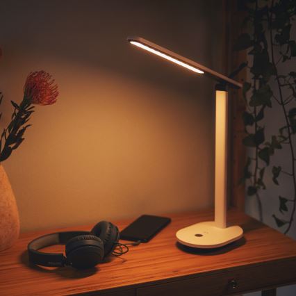 Philips - LED Stmívatelná dotyková stolní lampa IVORY LED/5W/5V 3000 mAh 2700/3600/5000K CRI 90