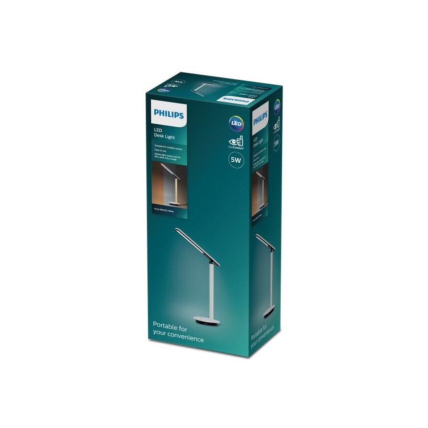 Philips - LED Stmívatelná dotyková stolní lampa IVORY LED/5W/5V 3000 mAh 2700/3600/5000K CRI 90