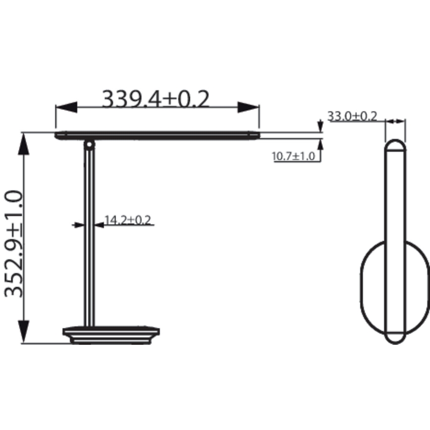 Philips - LED Stmívatelná dotyková stolní lampa IVORY LED/5W/5V 3000 mAh 2700/3600/5000K CRI 90