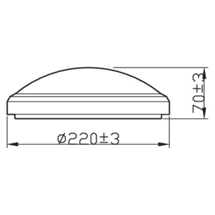 Philips - LED Koupelnové stropní svítidlo BALANCE LED/6W/230V IP44