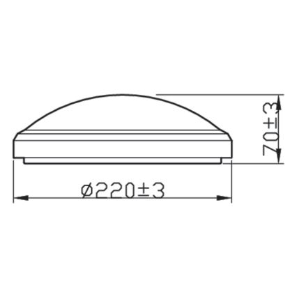 Philips - LED Koupelnové stropní svítidlo BALANCE LED/6W/230V IP44