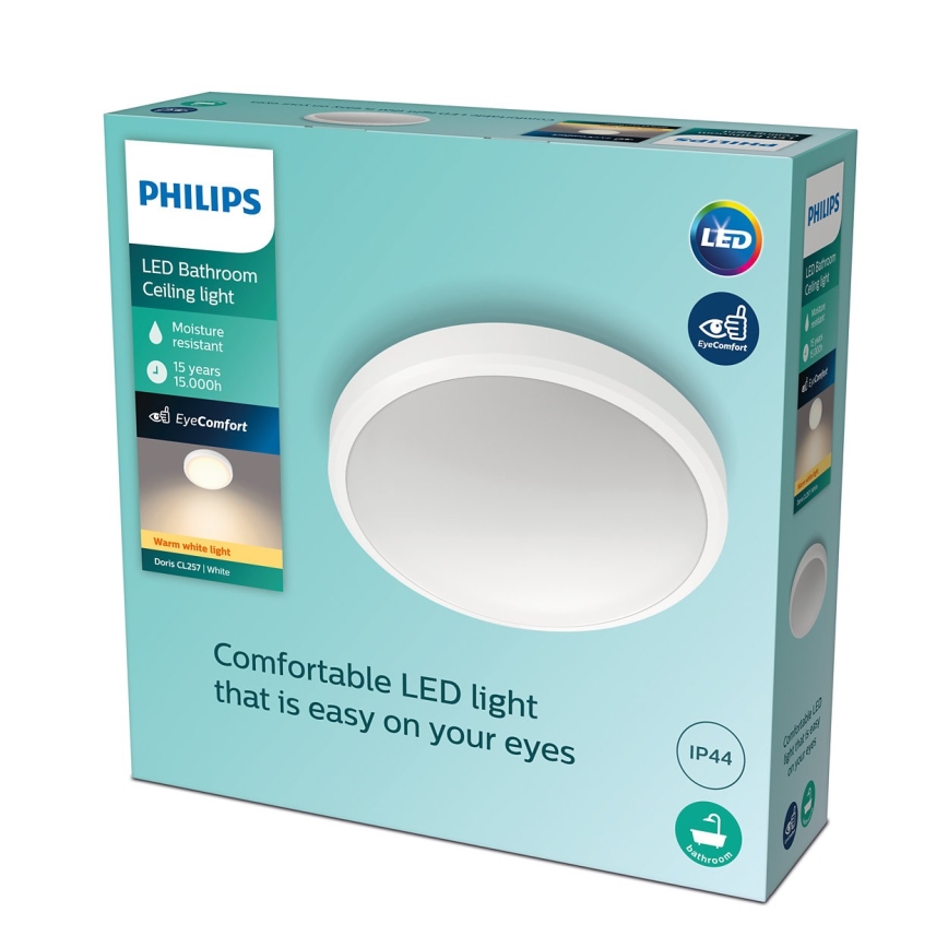 Philips - LED Koupelnové stropní svítidlo LED/17W/230V 2700K IP44