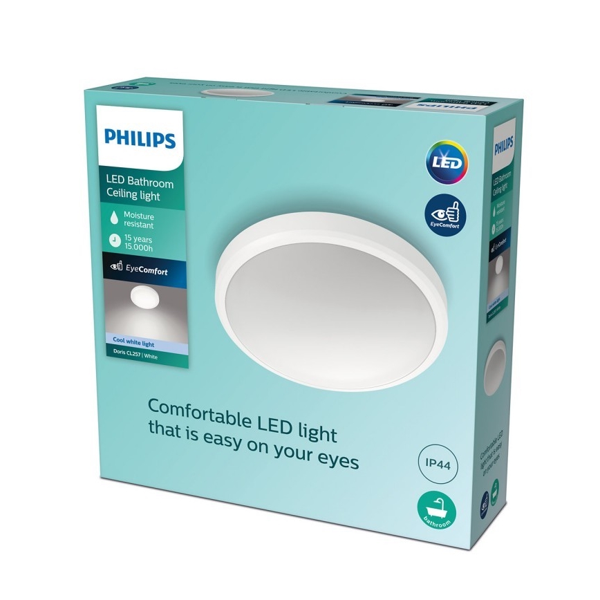 Philips - LED Koupelnové stropní svítidlo LED/17W/230V 4000K IP44