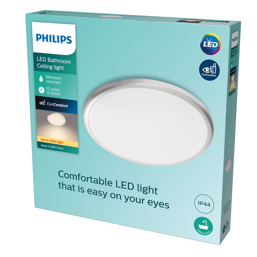 Philips - LED Koupelnové stropní svítidlo LED/17W/230V IP44