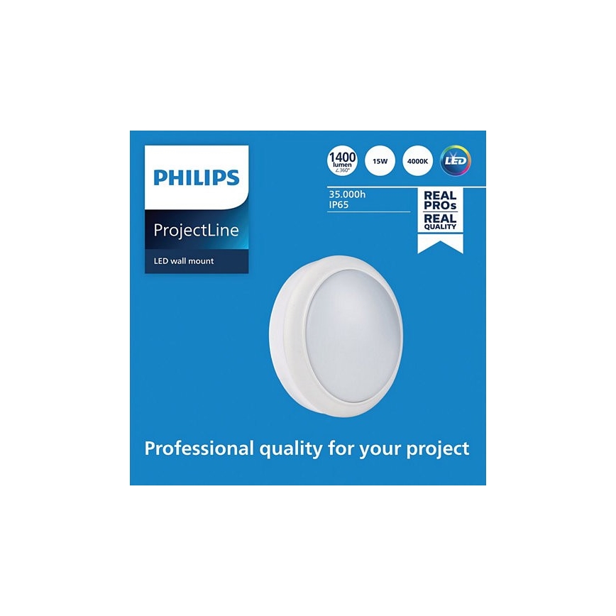 Philips - LED Nástěnné svítidlo PROJECTLINE LED/15W/230V IP65