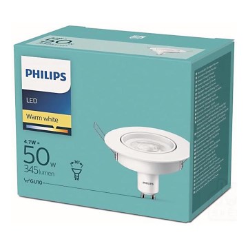 Philips - LED Podhledové svítidlo 1xGU10/4,7W/230V 2700K