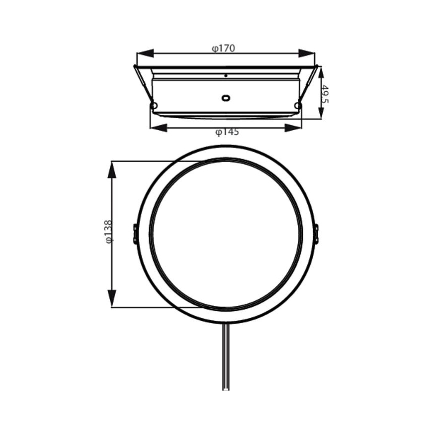 Philips - LED Podhledové svítidlo LED/6,5W/230V 4000K