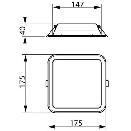 Philips - LED Podhledové svítidlo LEDINAIRE SLIM LED/10,5W/230V