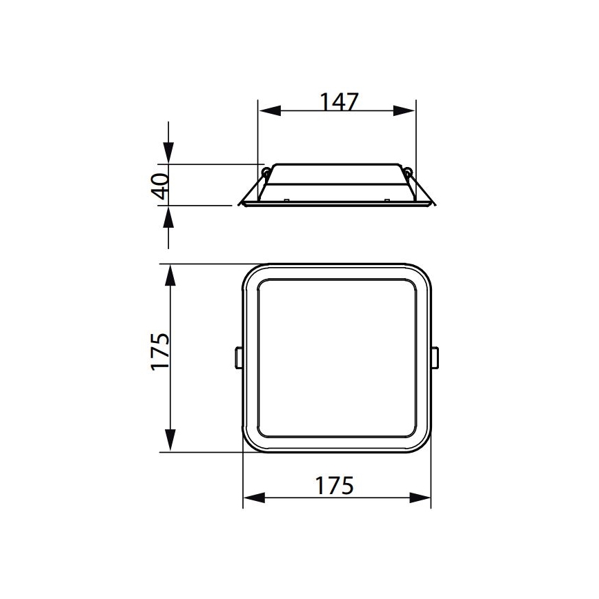 Philips - LED Podhledové svítidlo LEDINAIRE SLIM LED/10,5W/230V