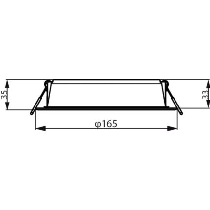 Philips - LED Podhledové svítidlo MESON LED/16,5W/230V 3000K