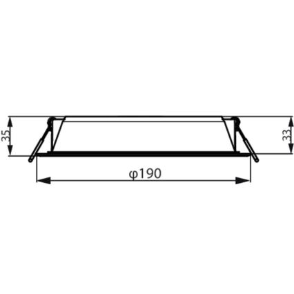 Philips - LED Podhledové svítidlo MESON LED/20W/230V 4000K