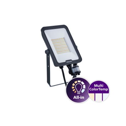 Philips - LED Reflektor se senzorem pohybu a soumraku LEDINAIRE ALL-IN LED/50W/230V 3000/4000/6500K IP65