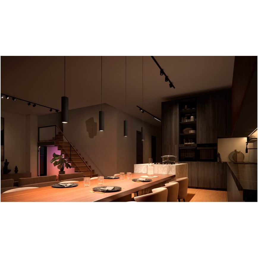 Philips - LED RGB Stmívatelný lustr na lanku do lištového systému Hue PERIFO LED RGB/5,2W/24V 2000-6500K