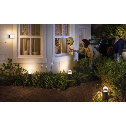 Philips - LED RGB Stmívatelné venkovní nástěnné svítidlo Hue LUCCA 1xE27/8,1W/230V 1000-20000K IP44