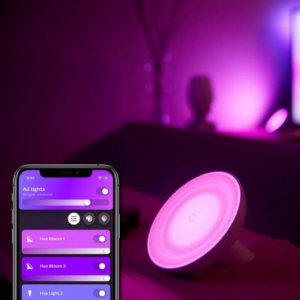 Philips - LED RGB Stmívatelná stolní lampa Hue BLOOM LED/7,1W/230V