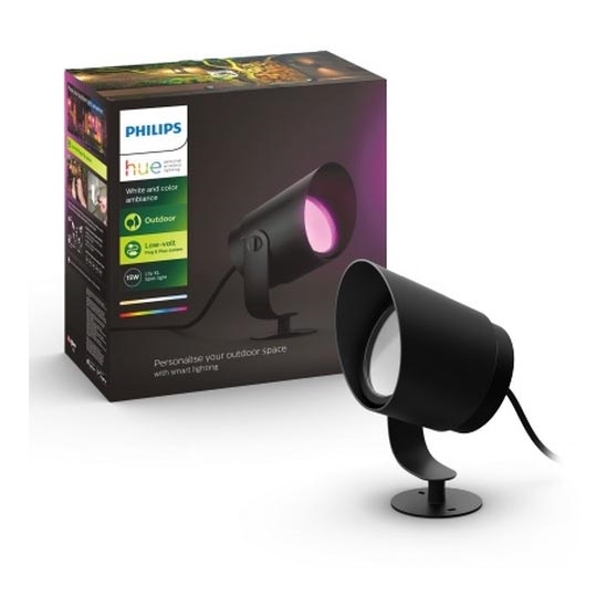 Philips - LED RGB Stmívatelná venkovní lampa Hue LILY LED/15W/230V IP65