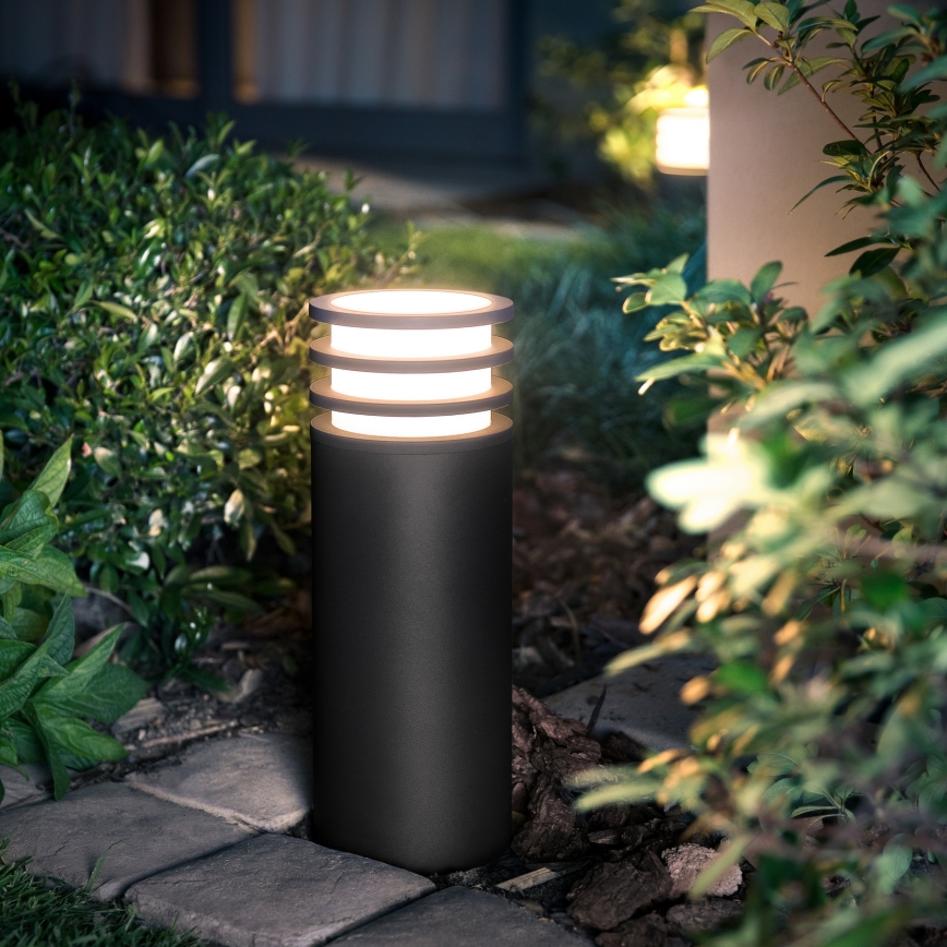Philips - LED RGB Stmívatelná venkovní lampa Hue LUCCA 1xE27/8,1W/230V 25 cm 1000-20000K IP44