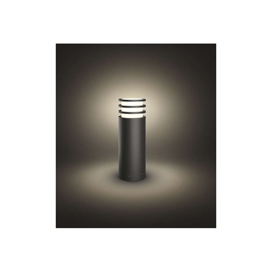 Philips - LED RGB Stmívatelná venkovní lampa Hue LUCCA 1xE27/8,1W/230V 25 cm 1000-20000K IP44