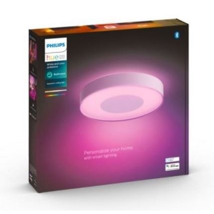 Philips - LED RGB Stmívatelné koupelnové svítidlo Hue XAMENTO LED/33,5W/230V IP44 pr. 381 mm 2000-6500K