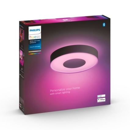 Philips - LED RGB Stmívatelné stropní svítidlo Hue INFUSE LED/33,5W/230V 2000-6500K pr. 381 mm černá