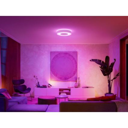 Philips - LED RGB Stmívatelné stropní svítidlo Hue INFUSE LED/52,5W/230V 2000-6500K pr. 425 mm bílá