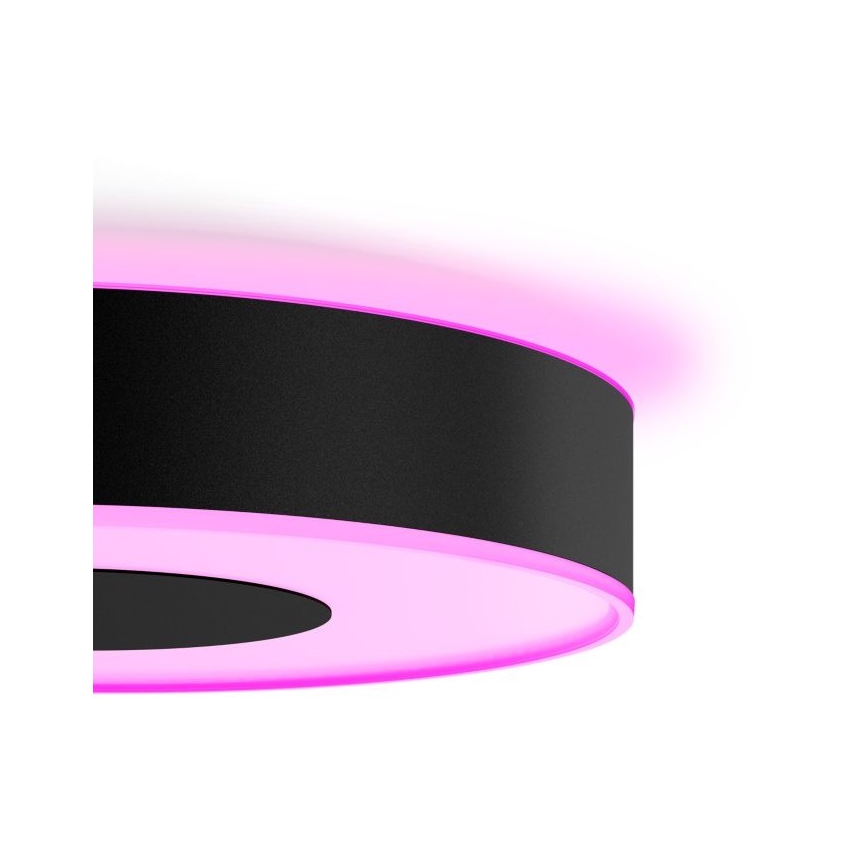 Philips - LED RGB Stmívatelné stropní svítidlo Hue INFUSE LED/52,5W/230V 2000-6500K pr. 425 mm černá