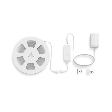 Philips - LED RGB Stmívatelný pásek SMART STRIP 5m LED/7W/230V 2200-6500K Wi-Fi