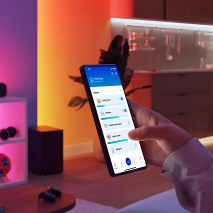 Philips - LED RGBIC Stmívatatelný pásek SMART STRIP 10m LED/43W/230V 2700-6500K Wi-Fi