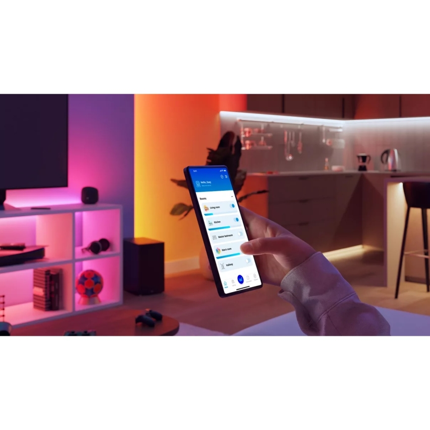 Philips - LED RGBIC Stmívatelný pásek SMART STRIP 20m LED/36W/230V 2700-6500K Wi-Fi
