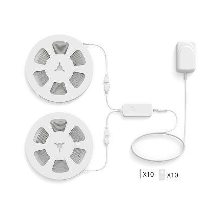 Philips - LED RGBIC Stmívatelný pásek SMART STRIP 20m LED/36W/230V 2700-6500K Wi-Fi