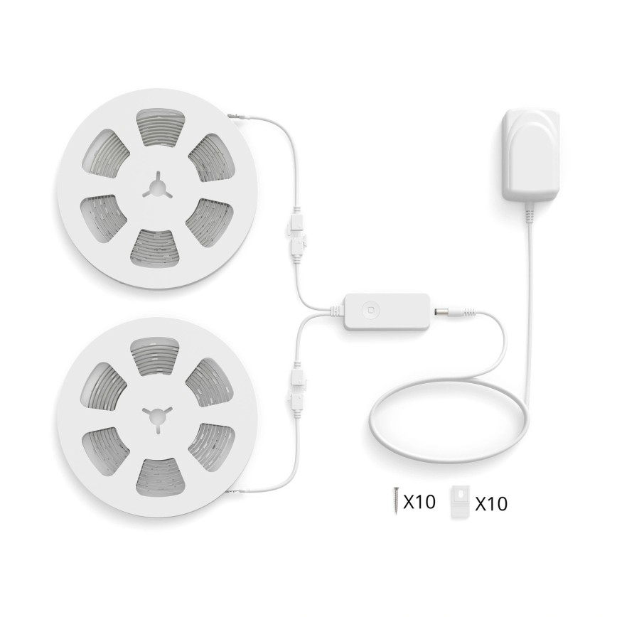 Philips - LED RGBIC Stmívatelný pásek SMART STRIP 2x5m LED/21W/230V 2700-6500K Wi-Fi