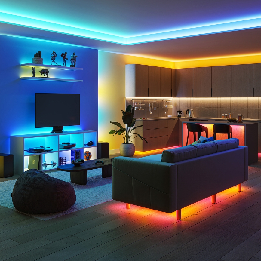 Philips - LED RGBIC Stmívatelný pásek SMART STRIP 3m LED/13W/230V 2700-6500K Wi-Fi