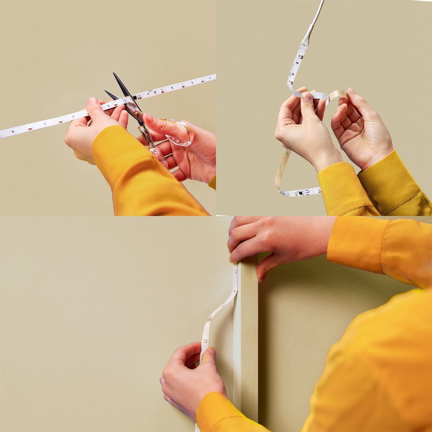 Philips - LED RGBIC Stmívatelný pásek SMART STRIP 3m LED/13W/230V 2700-6500K Wi-Fi