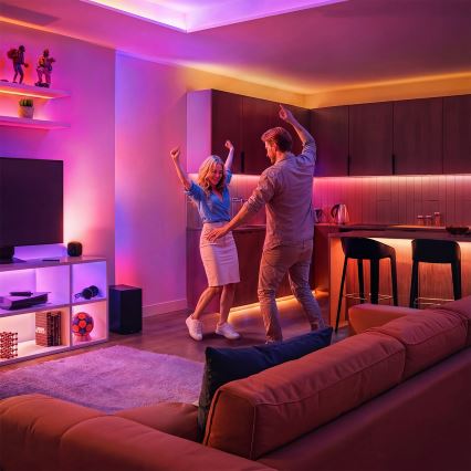 Philips - LED RGBIC Stmívatelný pásek SMART STRIP 3m LED/13W/230V 2700-6500K Wi-Fi