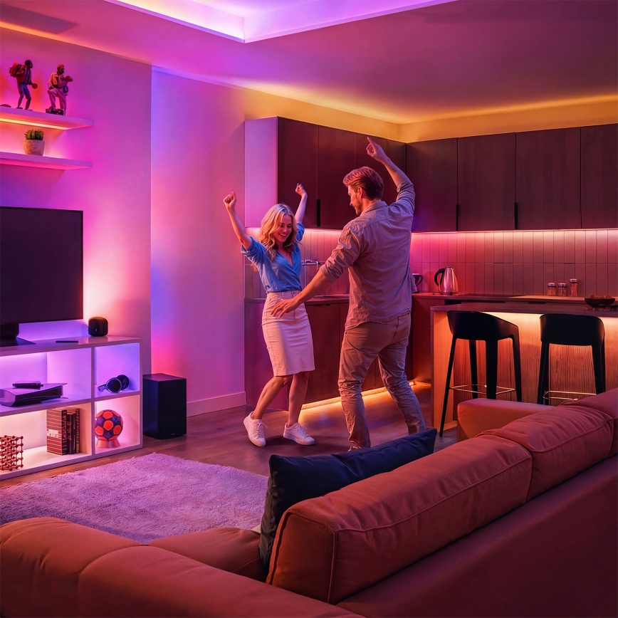 Philips - LED RGBIC Stmívatelný pásek SMART STRIP 3m LED/13W/230V 2700-6500K Wi-Fi