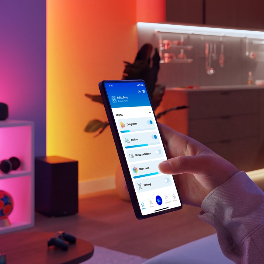 Philips - LED RGBIC Stmívatelný pásek SMART STRIP 3m LED/13W/230V 2700-6500K Wi-Fi